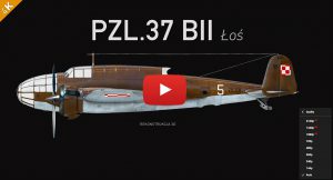 PZL37 BII model 3d render rekonctrukcja