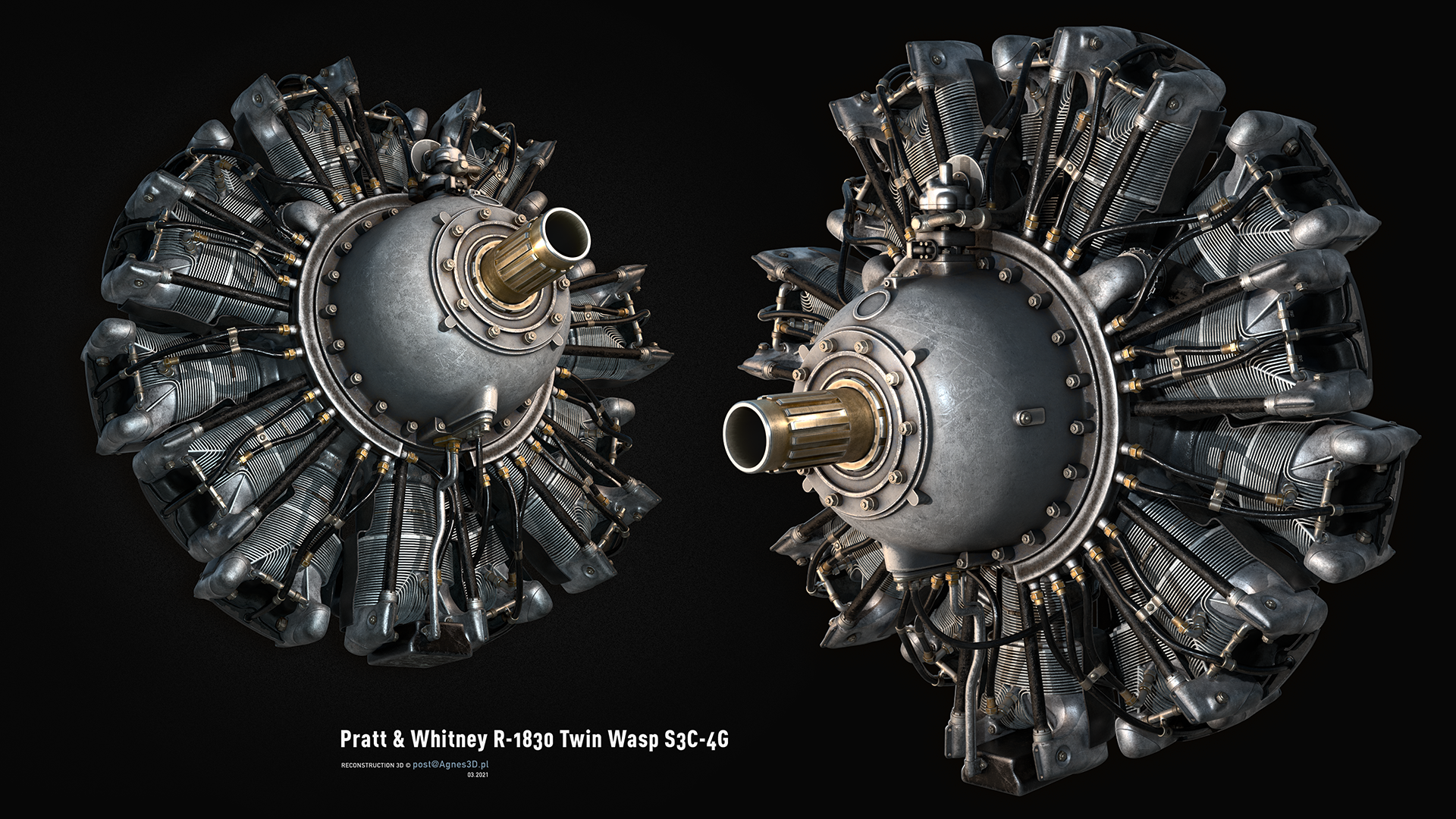 Pratt&Whitney R-1830 Twin Wasp S3C 4G
